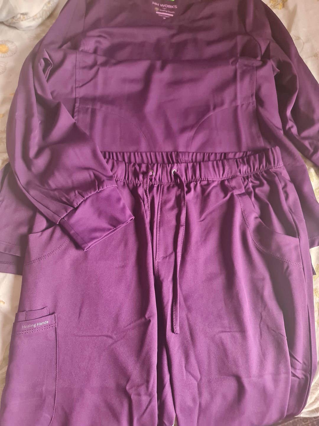 Customer photo review of H.H Works - Fatima & Rebecca Women's Scrub Set
