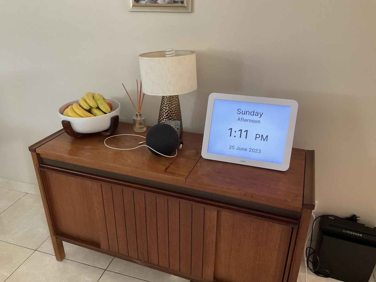 Customer photo review of Robin Day Clock