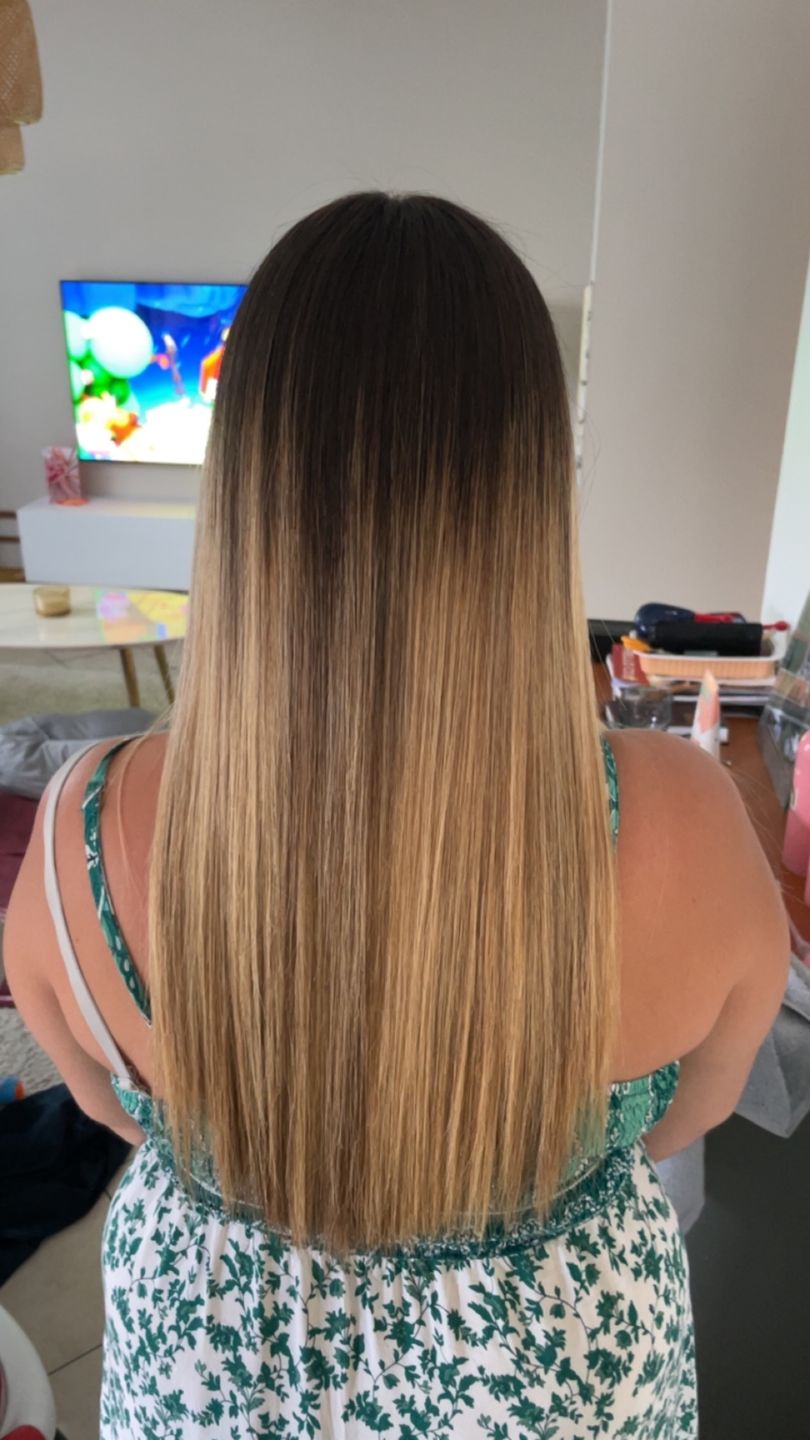 Customer photo review of Lissage Indiana Gloss - Kit complet 1 litre