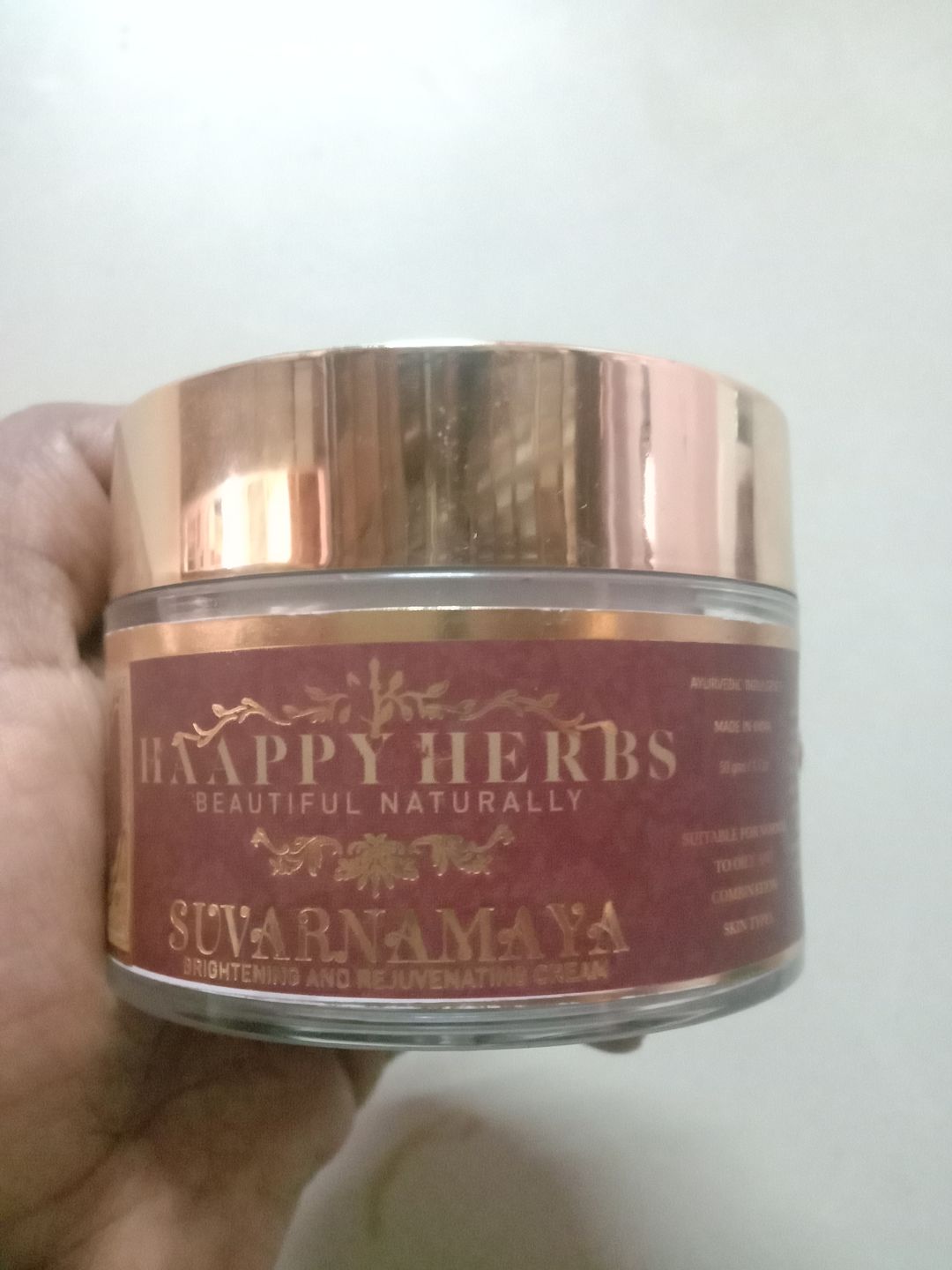 Customer photo review of Suvarnamaya Cream