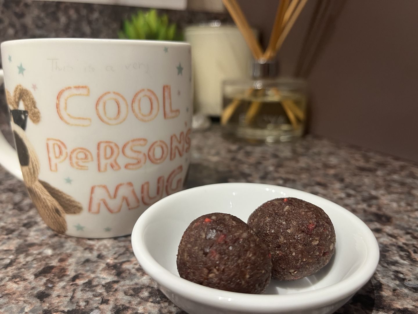 Customer photo review of Raspberry Brownie Rad Ball Mix