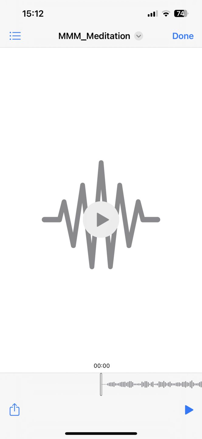 Customer photo review of Meditation audio download - Increasing Your Wealth Meditation