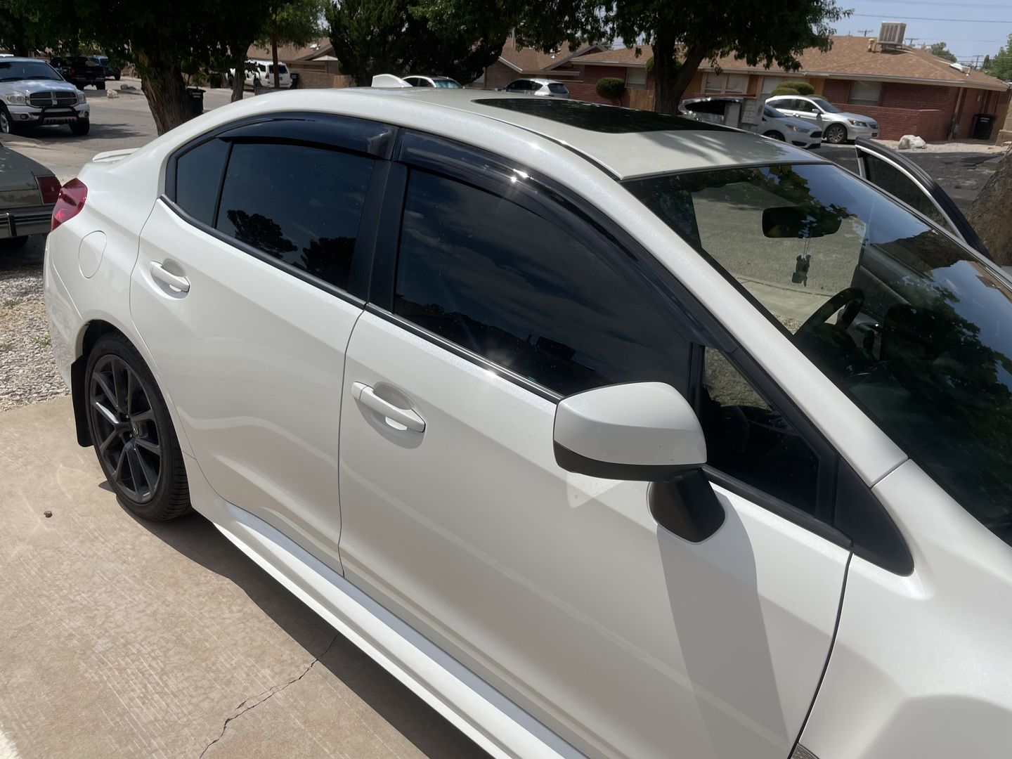 Customer photo review of Window Visors Sun/Rain Guards