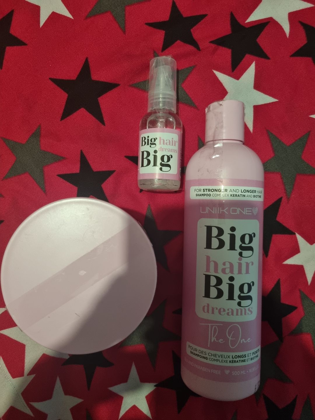 Customer photo review of Gamme The One - Kit complet - Shampooing, masque et sérum