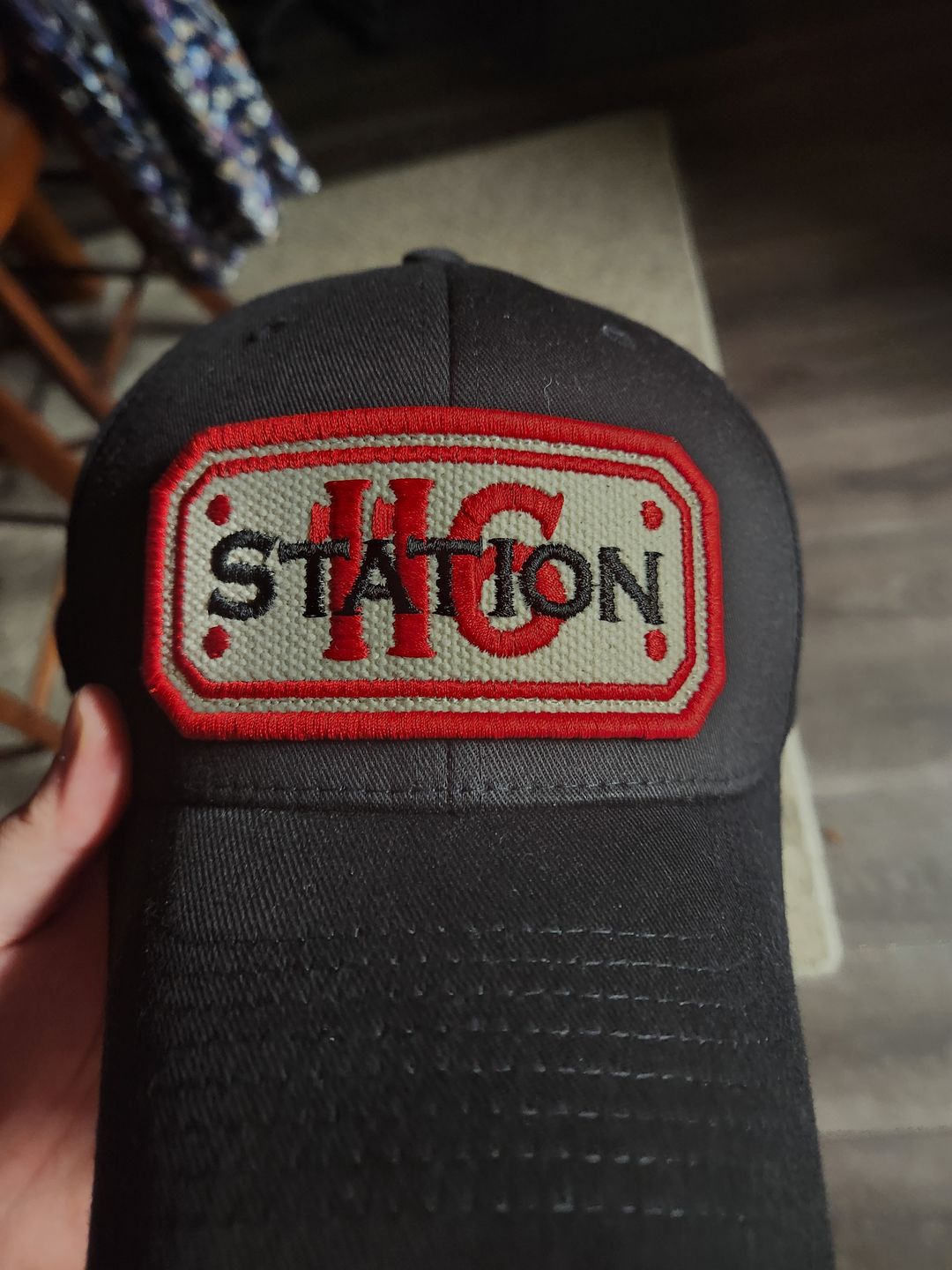 Customer photo review of "LAYOVER DESIGN" with custom back of hat
