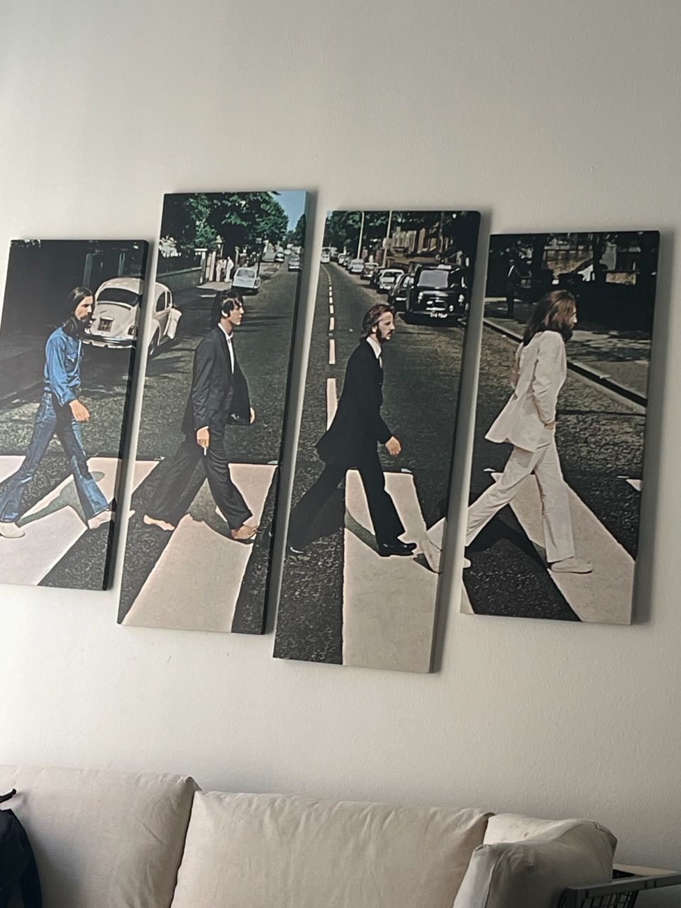 Customer photo review of Abbey Road Wall Art