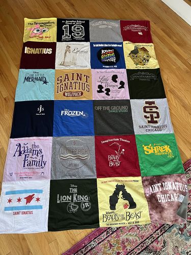 T-shirt quilt from saint ignatius college preparatory by Amy from IL