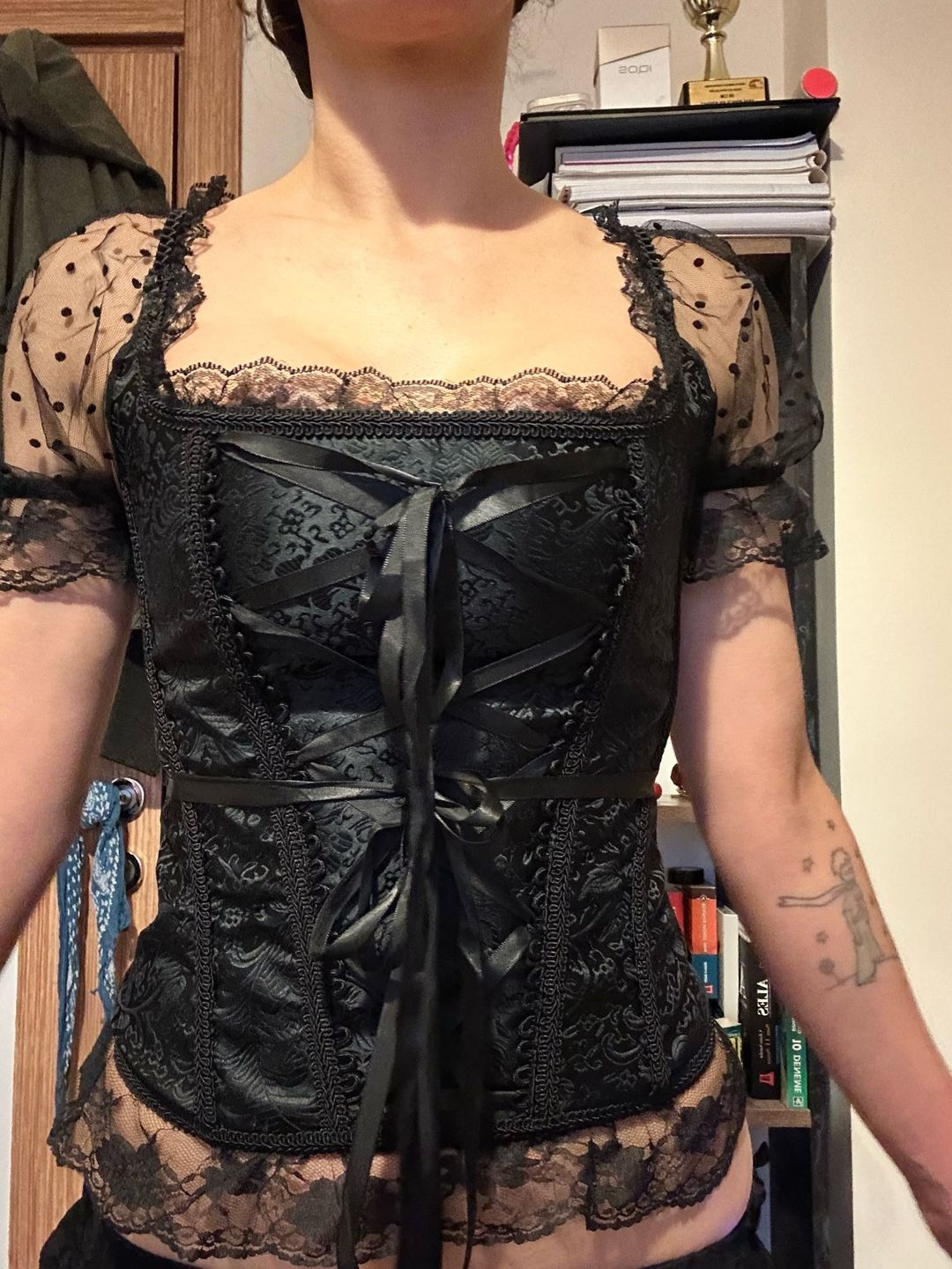 Customer photo review of Period Steampunk dress