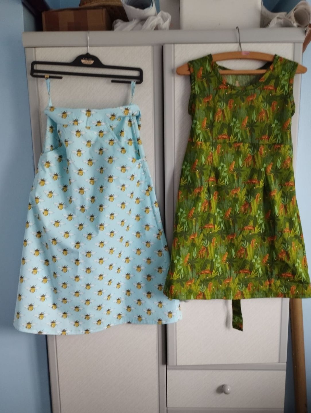 Customer photo review of Jungle Leopards Rose & Hubble Cotton Poplin Fabric