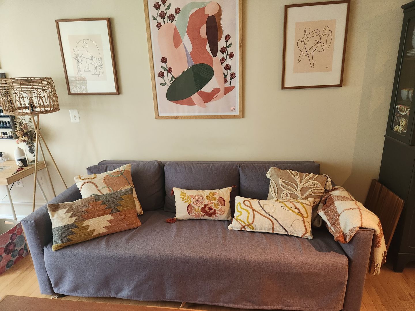 Customer photo review of FRIHETEN 3-Seat IKEA Sofa Bed Cover