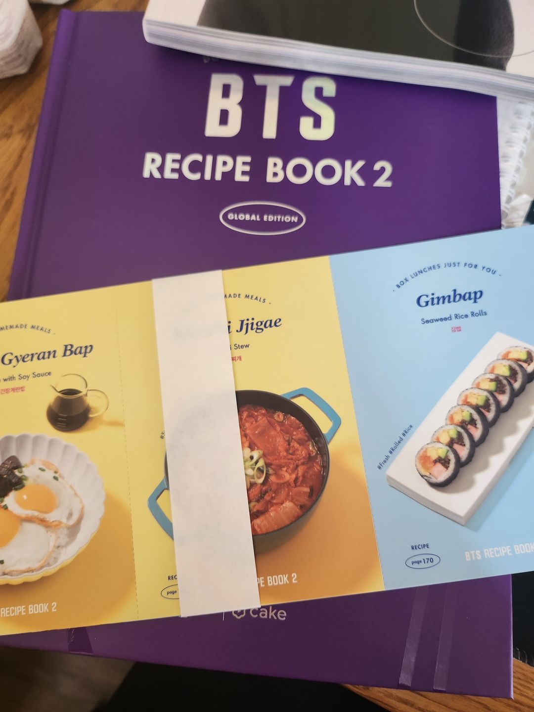 Customer photo review of [2ND PRE-ORDER] BTS - RECIPE BOOK 2
