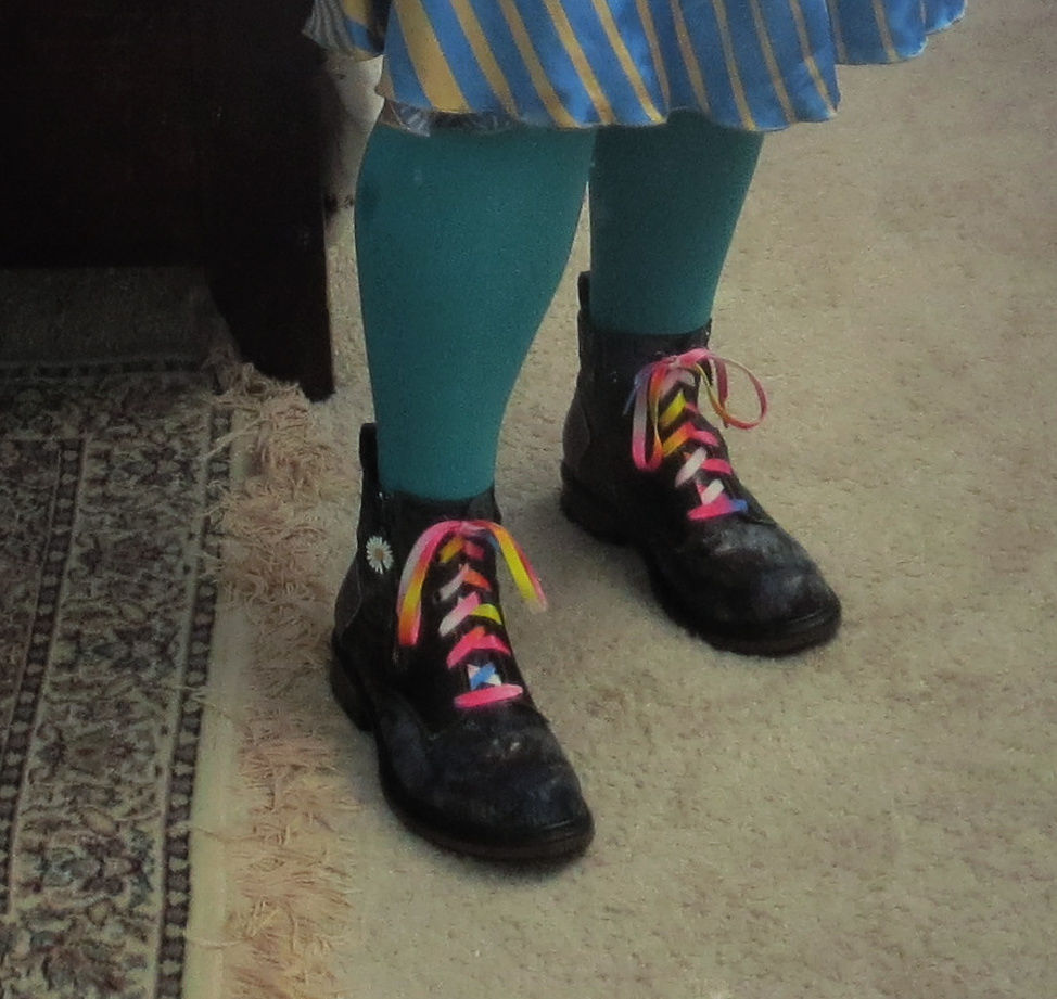 Customer photo review of Genuine Leather Vintage Boots