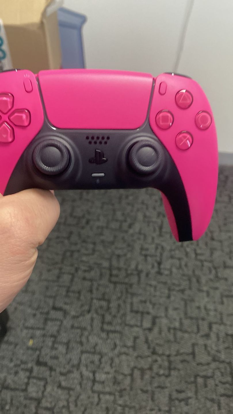 Customer photo review of PlayStation 5 (PS5) DualSense Wireless Controller - Nova Pink
