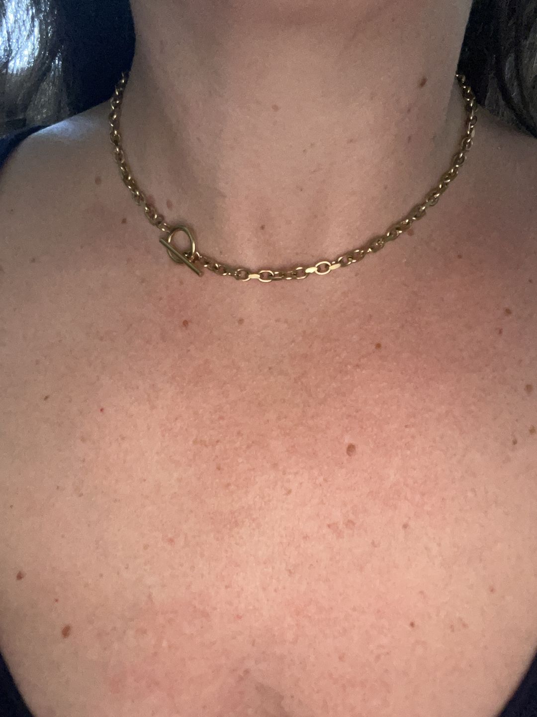 Customer photo review of Cuban Choker Necklace