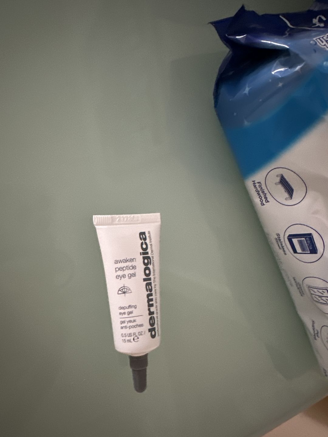 Customer photo review of dermalogica awaken peptide eye gel