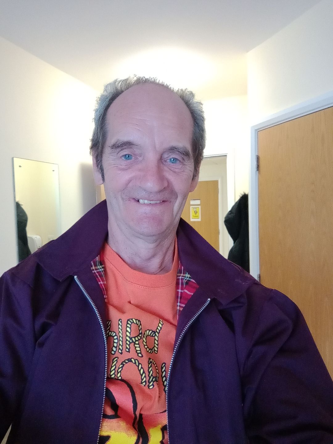 Customer photo review of Harrington Jacket - Burgundy