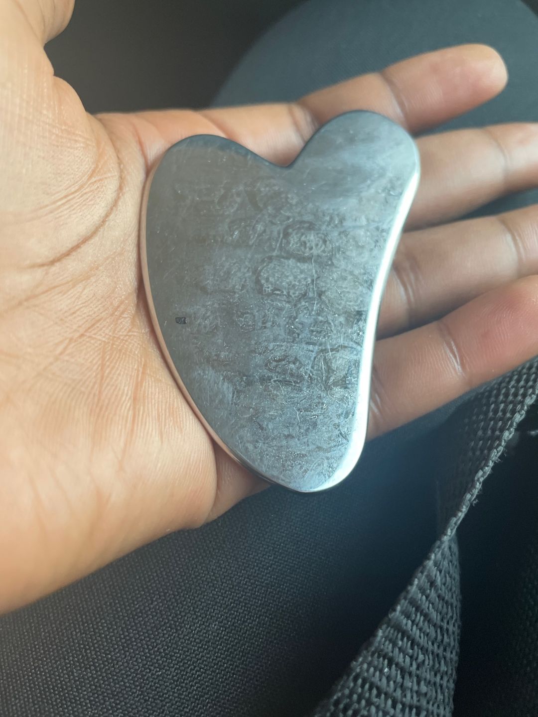Customer photo review of Gua Sha Acier Inoxydable