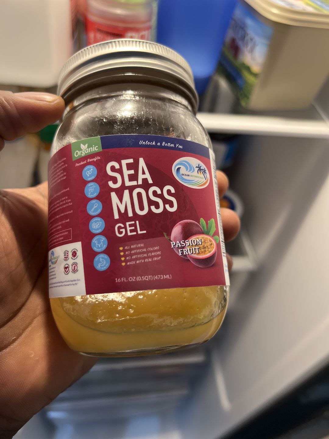 Customer photo review of Passion Fruit Gel