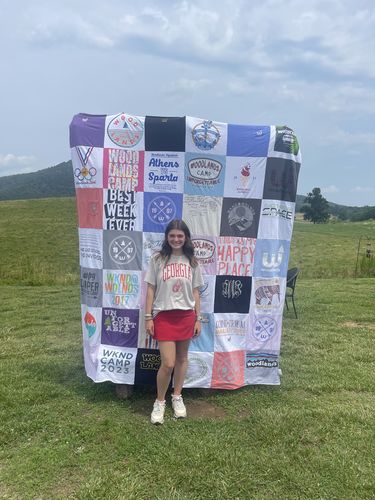 T-shirt quilt from university of georgia by Eve from GA