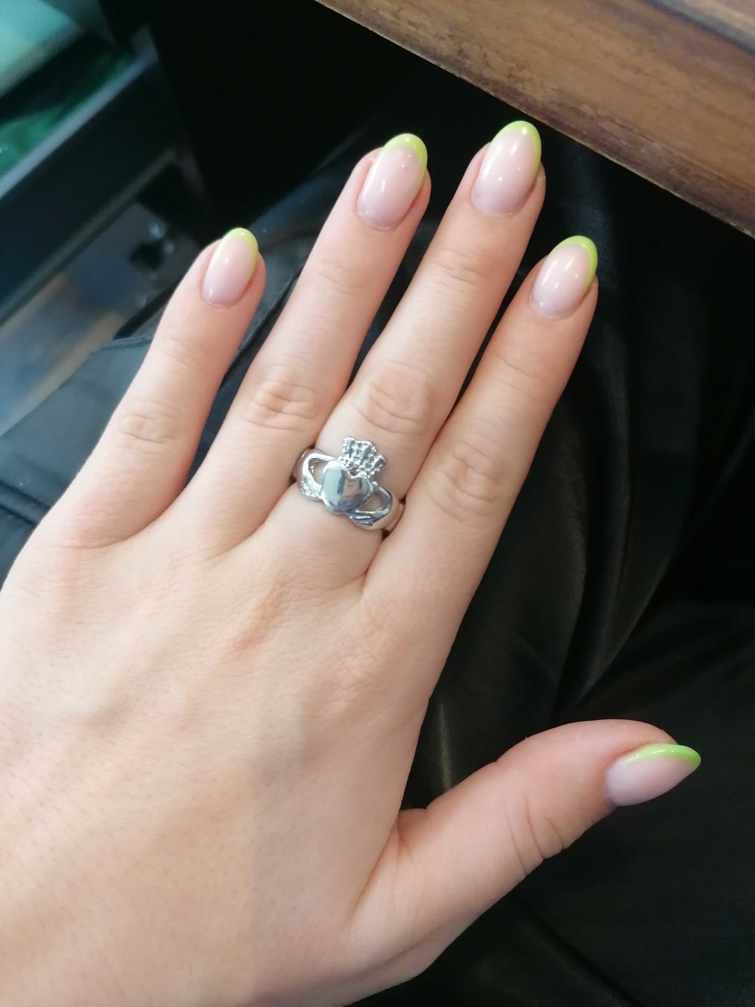 Customer photo review of Irish Claddagh Ring