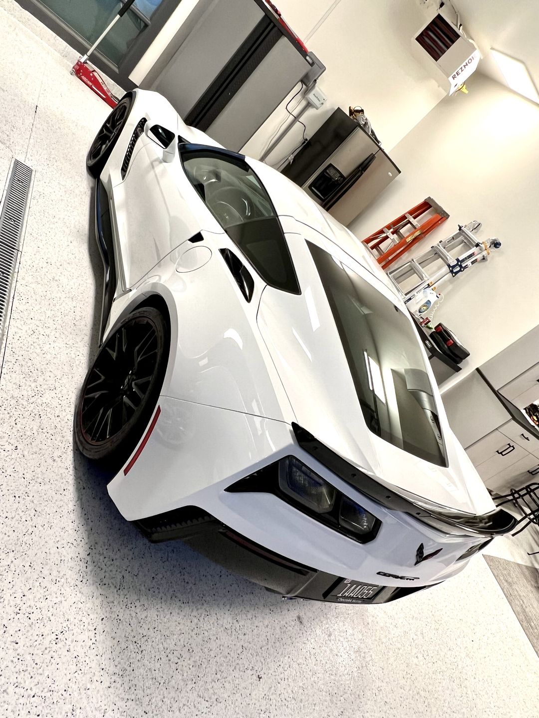 Customer photo review of Corvette C7 Z06 Conversion Side Skirts Rocker Panels