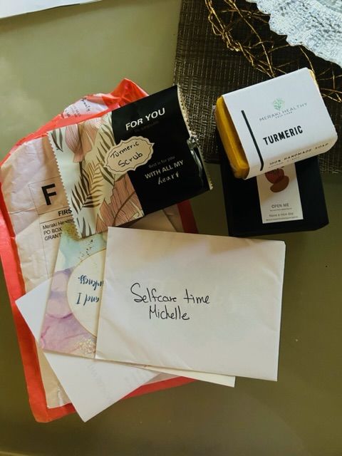 Customer photo review of Turmeric Face & Body Soap