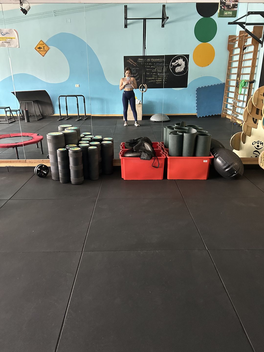 Customer photo review of Leggings Push up Gym Fashion Blu notte