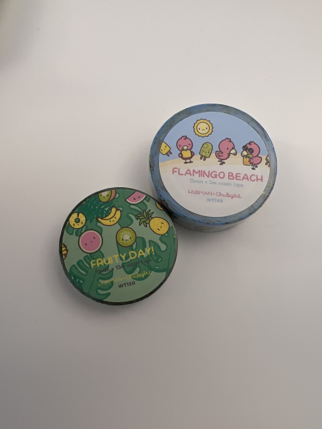 Customer photo review of Tropical Fun Washi Tape (Set of 2)