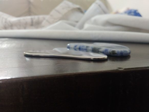 Customer photo review of Gua Sha Acier Inoxydable