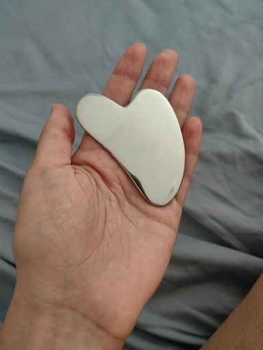 Customer photo review of Gua Sha Acier Inoxydable