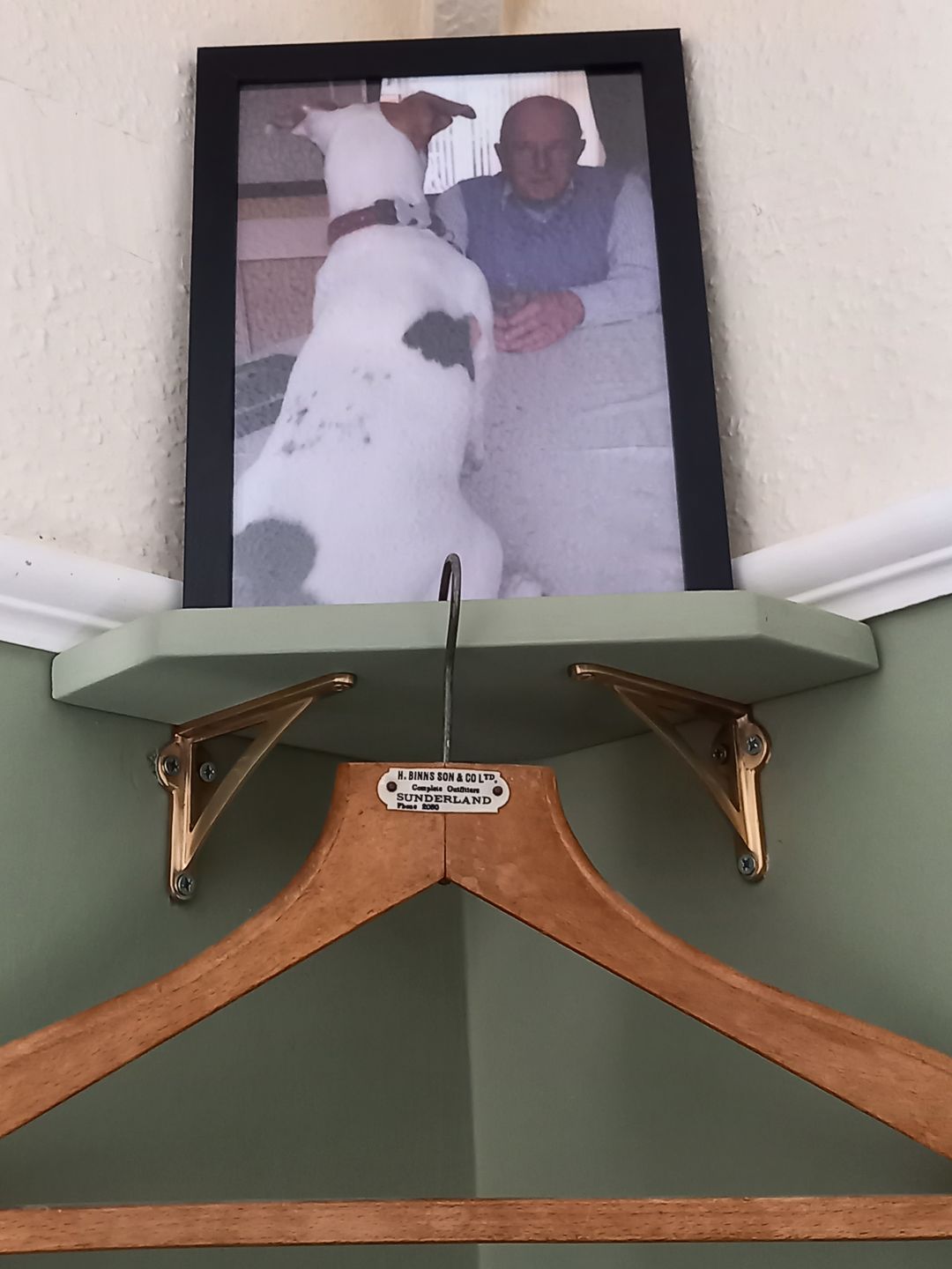 Customer photo review of Ironbridge Brass Shelf Brackets