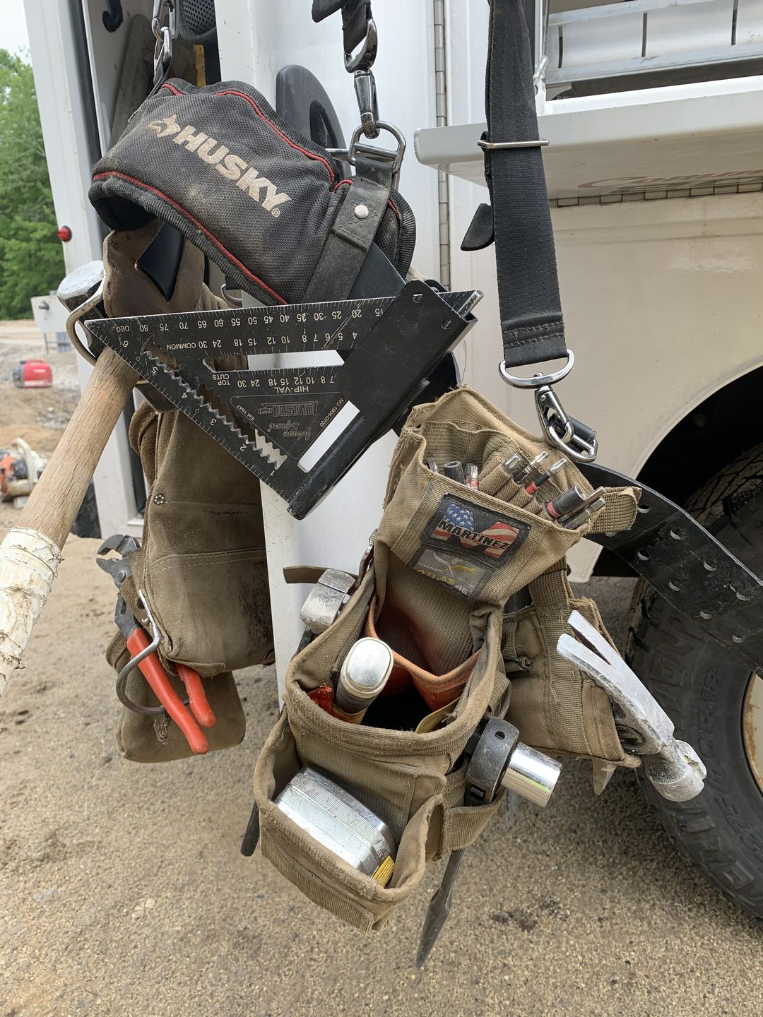Customer photo review of SquareMaster | Clip-On Square Holster