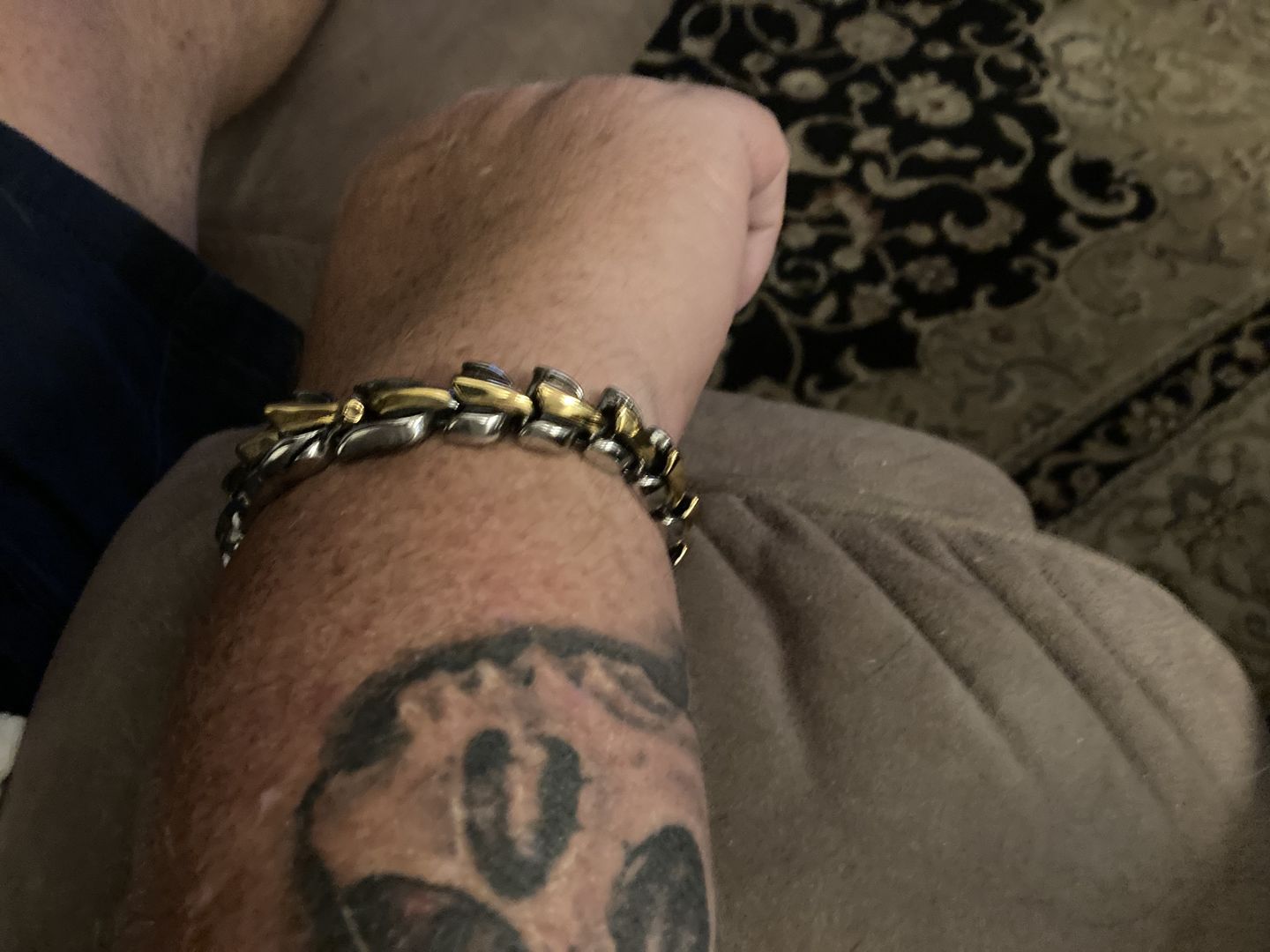 Customer photo review of The Midgard Serpent - Stainless Steel Bracelet