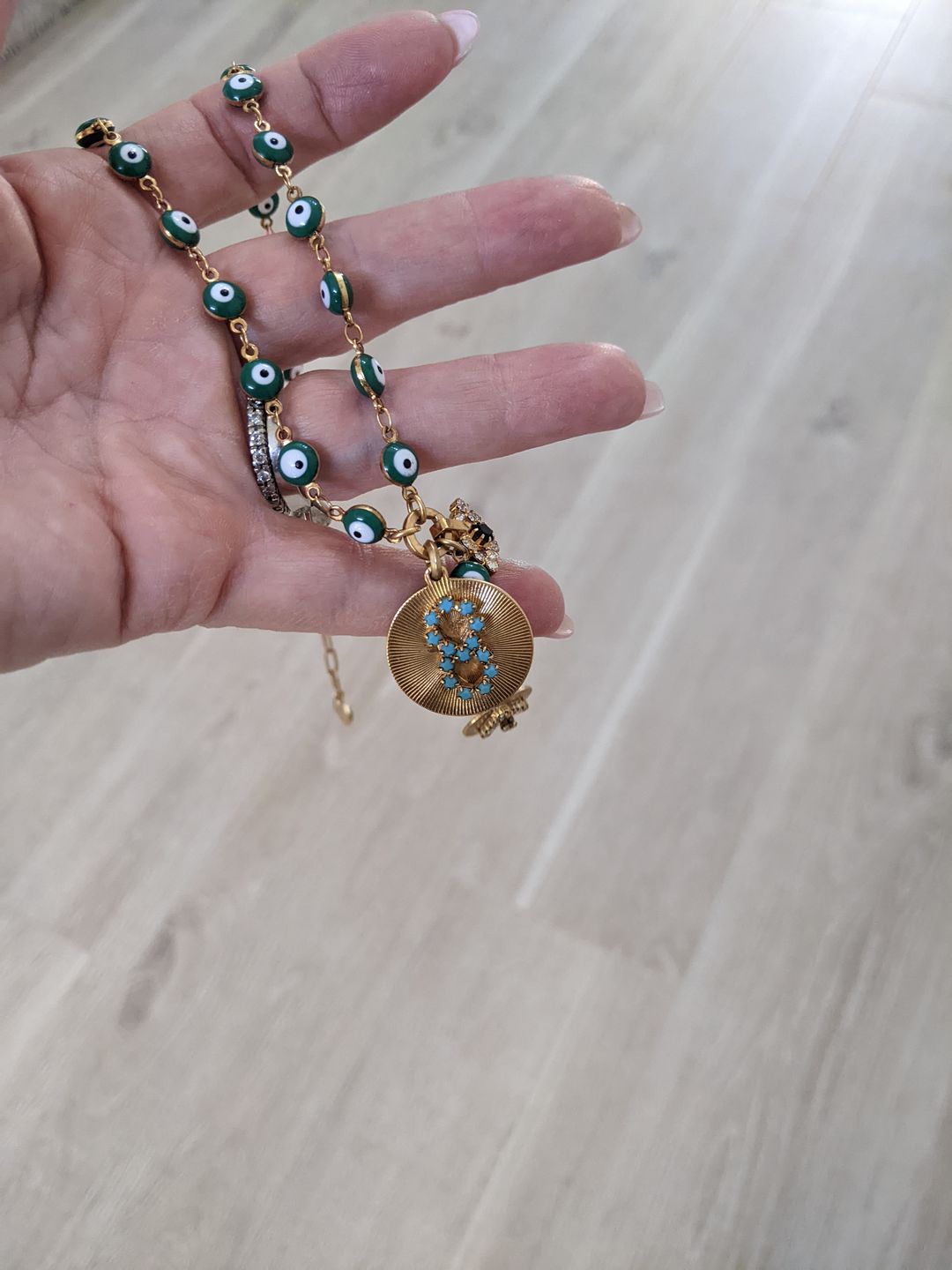 Customer photo review of Galia Necklace