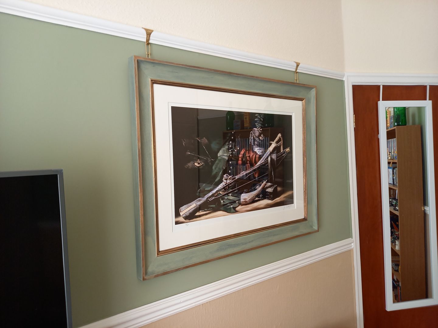 Customer photo review of Victorian Picture Rail Hooks