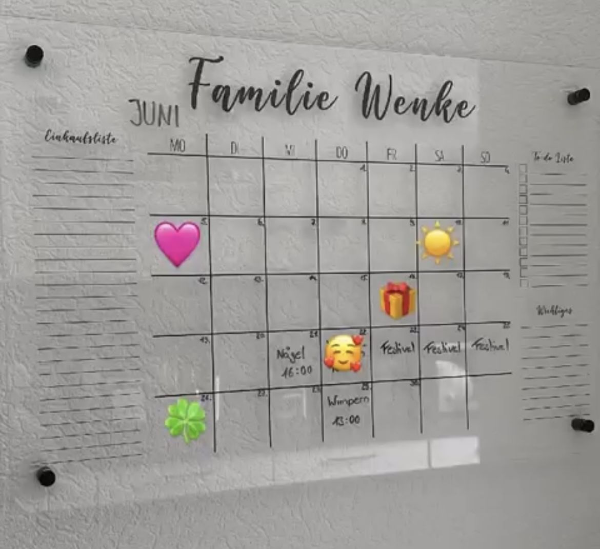 Customer photo review of 2-Namen Kalender