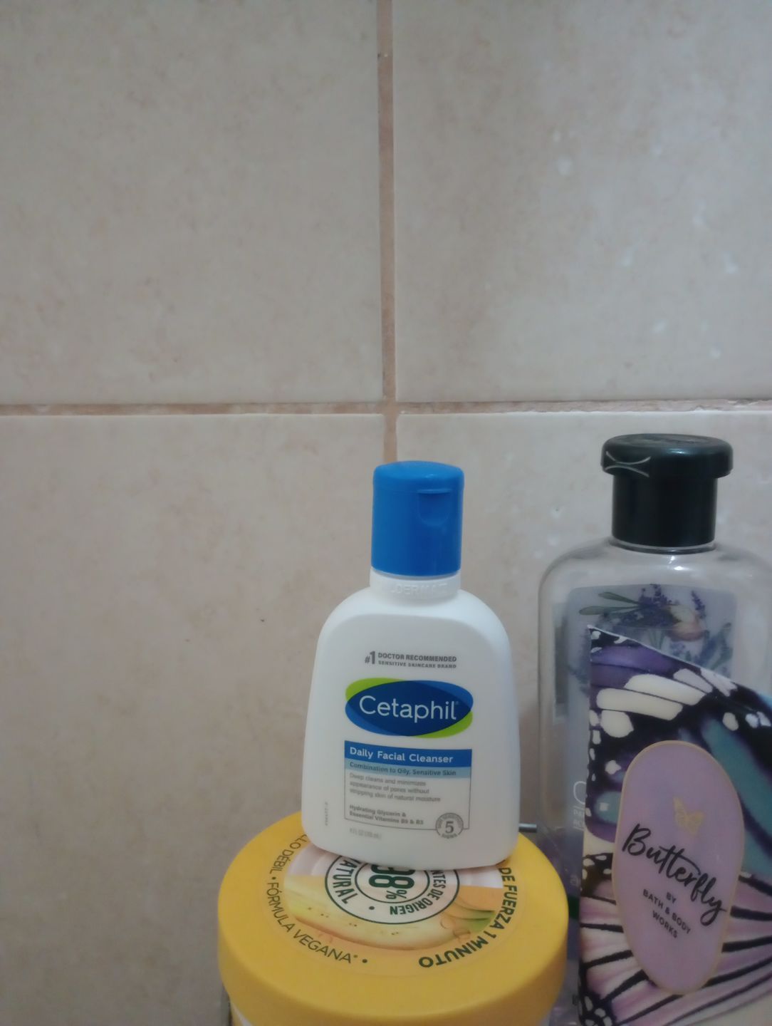 Customer photo review of Daily Facial Cleanser Face Wash for Sensitive, Combination to Oily Skin