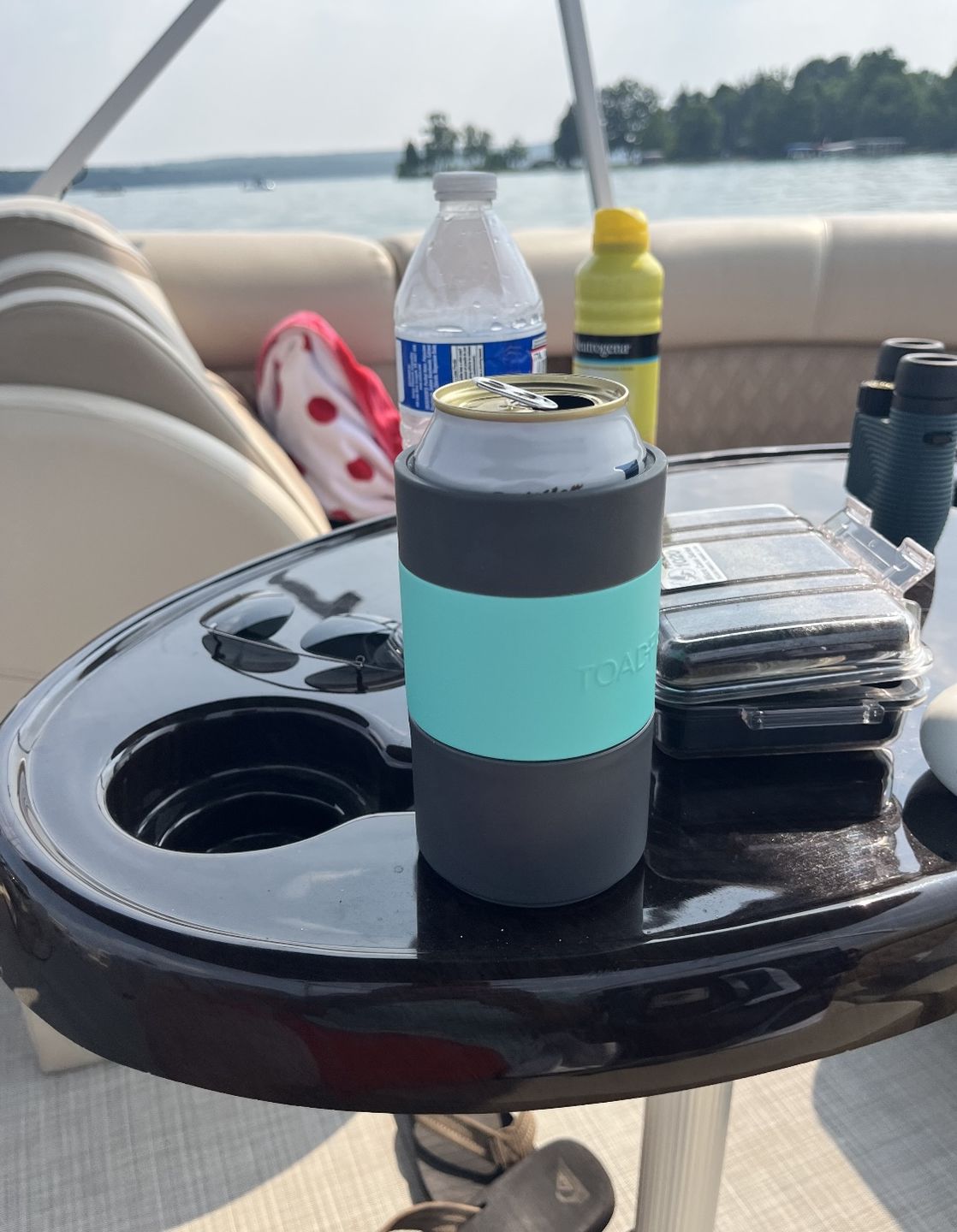Customer photo review of Non-Tipping Can Cooler