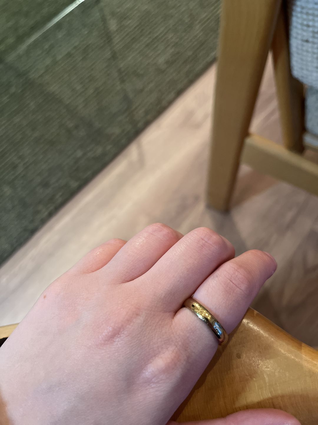 Customer photo review of Lena Ring | 18K vergoldet