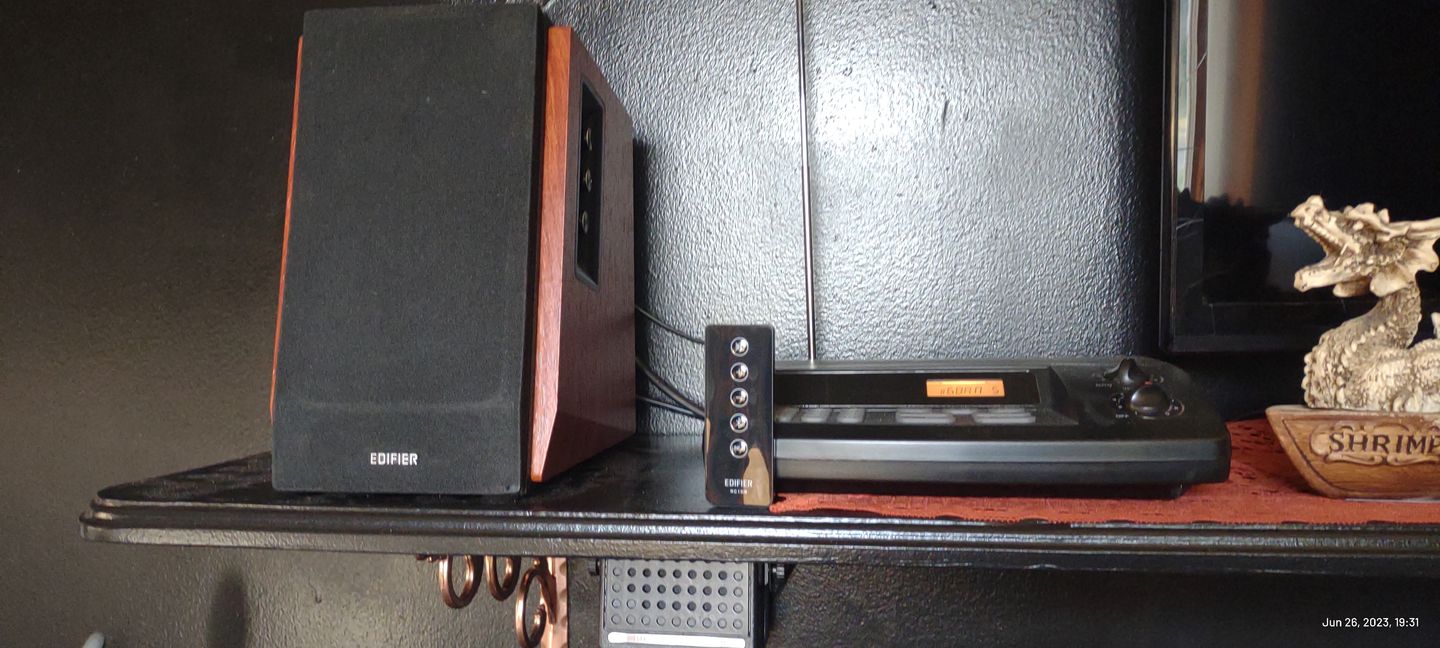 Customer photo review of R1700BT Bluetooth Bookshelf Speakers