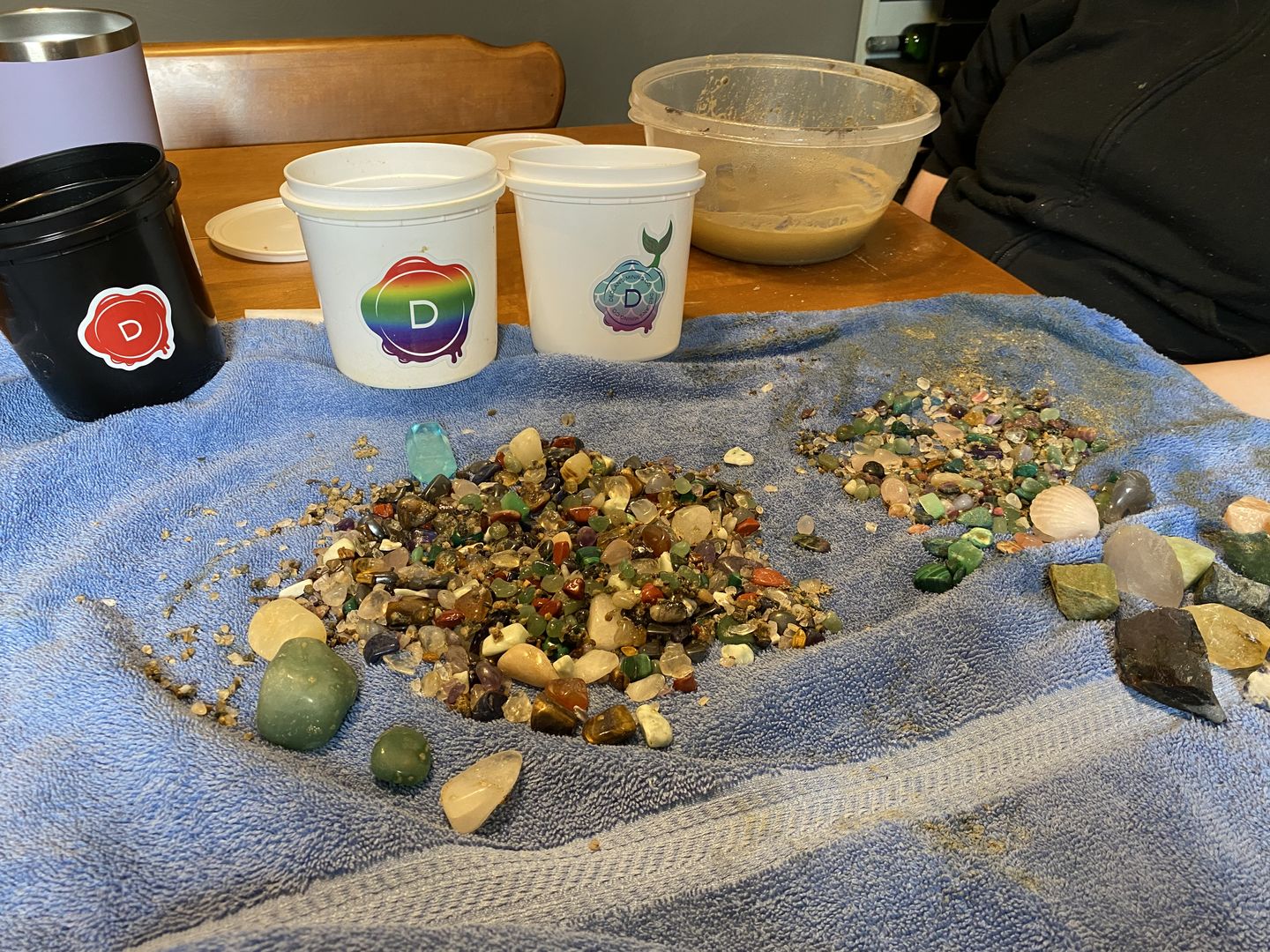 Customer photo review of Scoop of Confetti Stones