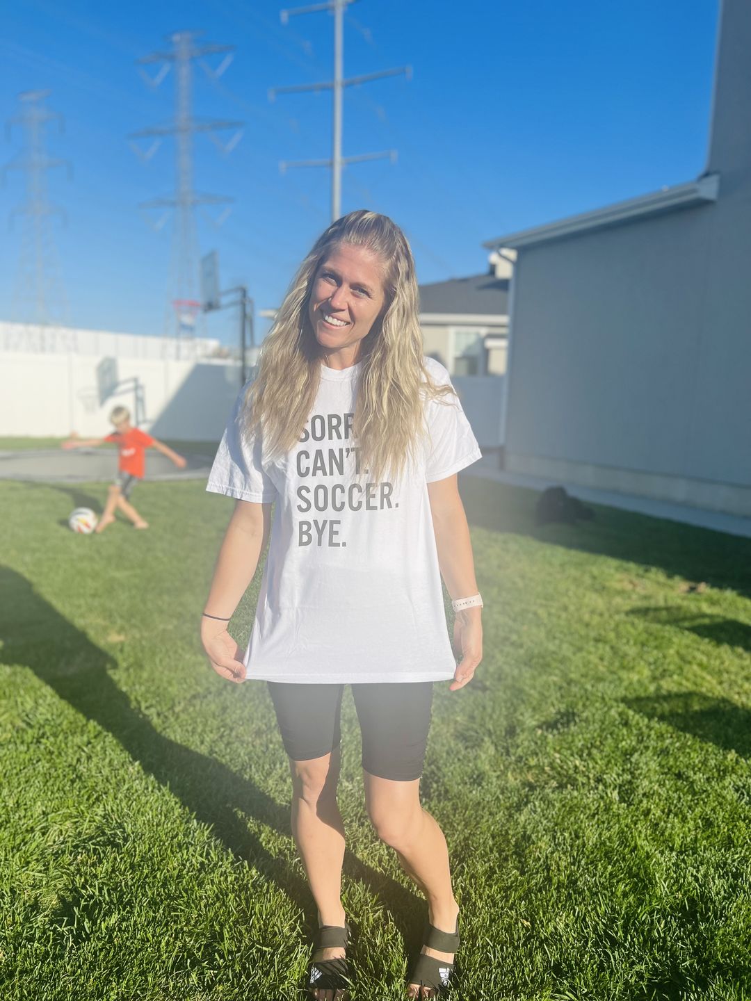 Customer photo review of Sorry Can't Soccer Bye