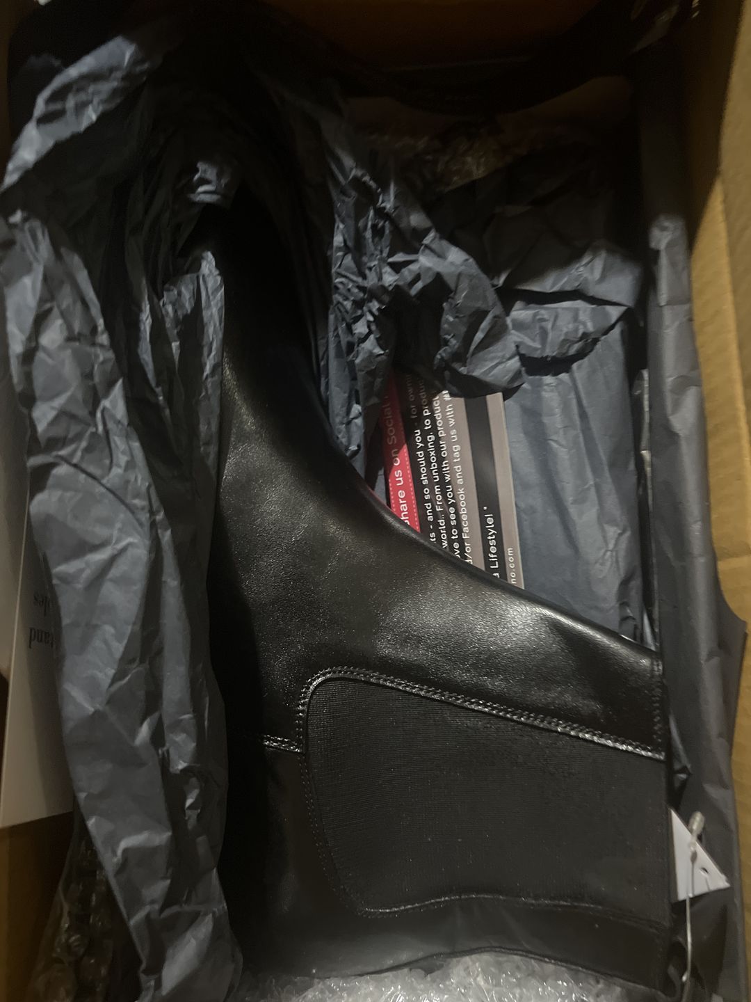 Customer photo review of Goodyear Welted - Chelsea Boot - Black