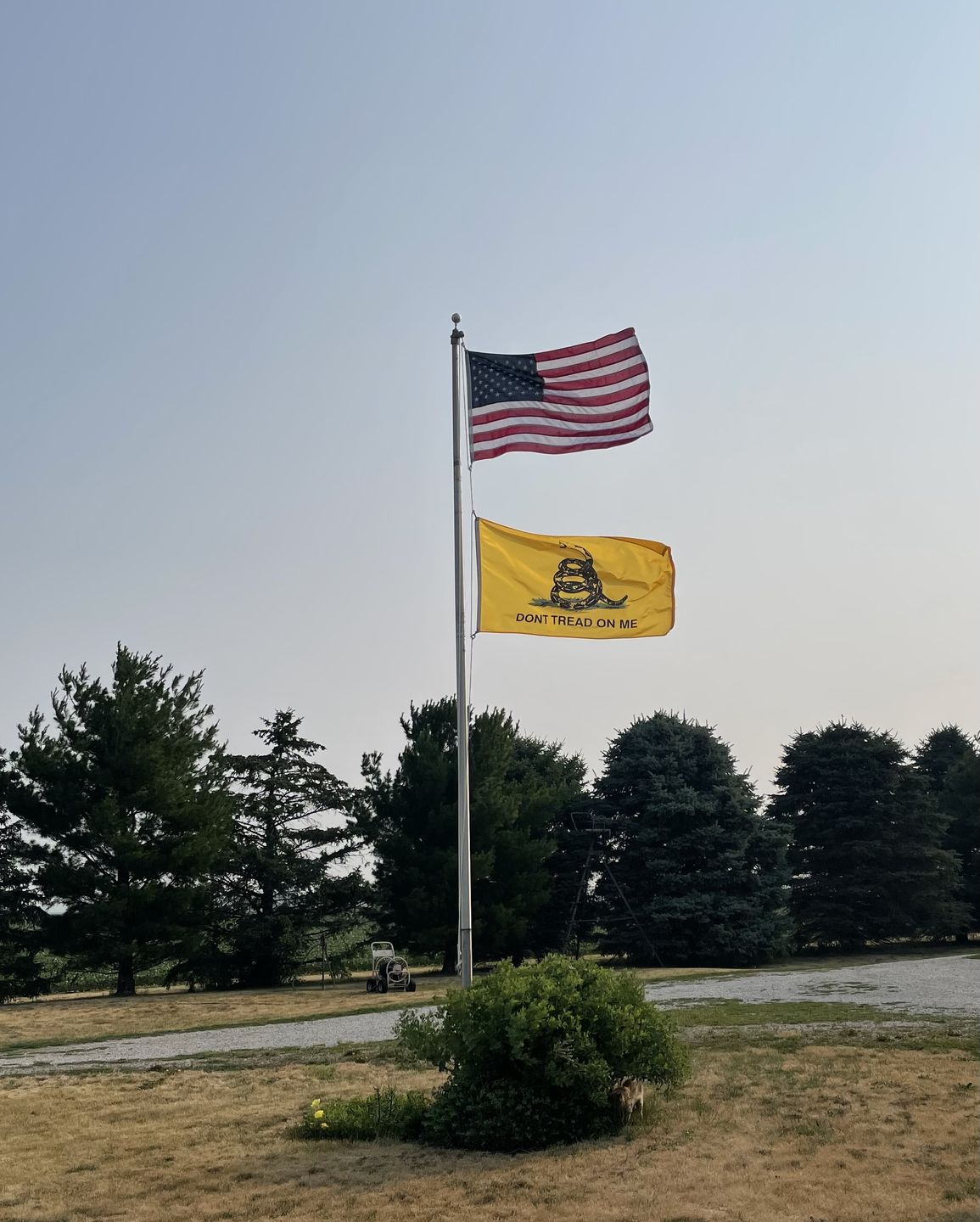 Customer photo review of 3x5ft Premium Quality Gadsden Flag