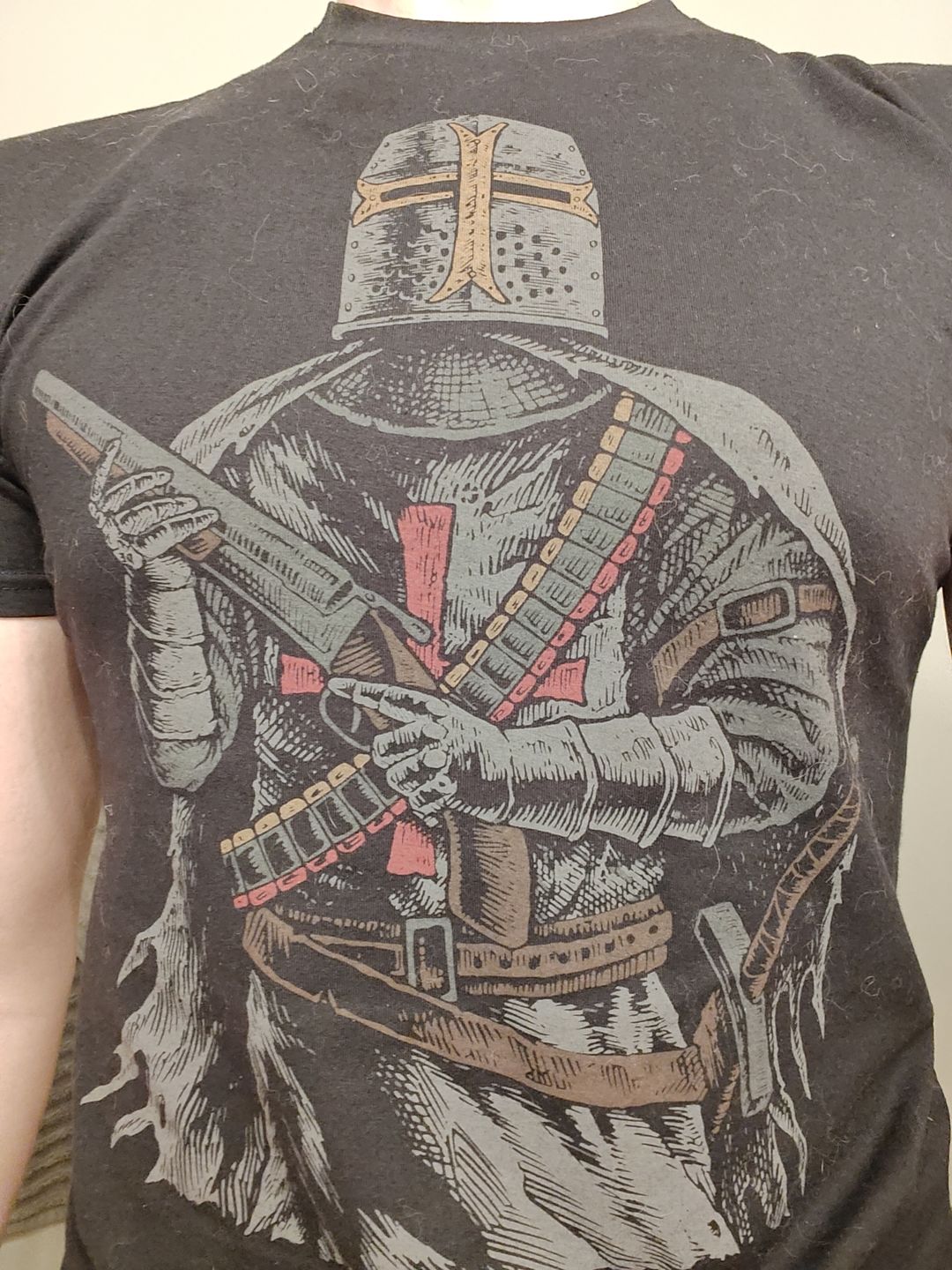 Customer photo review of Shotgun Crusader (Shirt) (Pre-Order)
