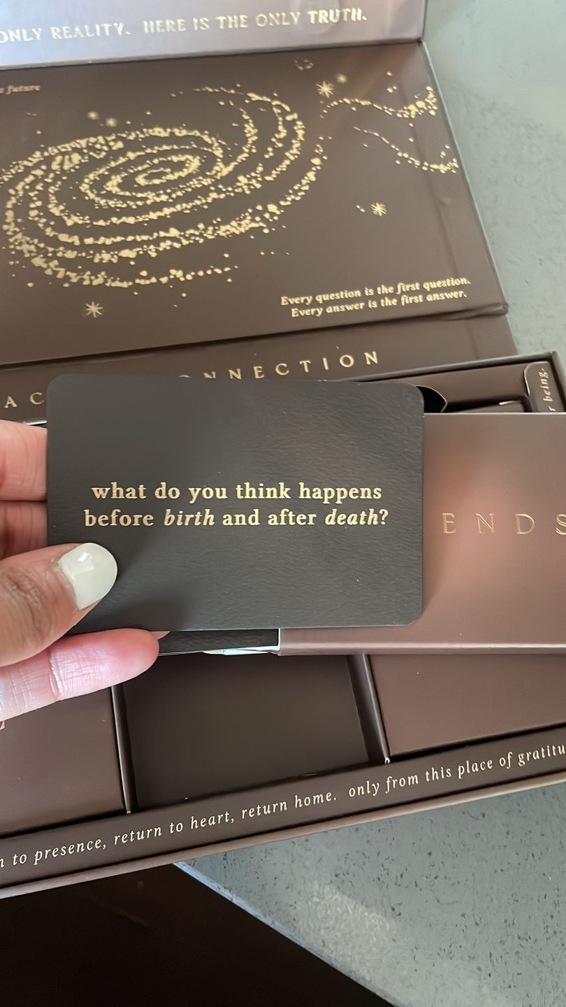 Customer photo review of Sacred Connection Cards