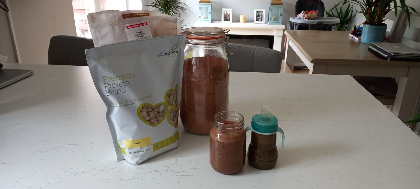 Customer photo review of Premium Blend Protein Powder