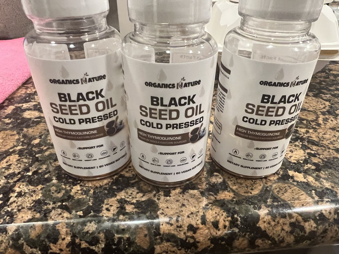 Customer photo review of Cold Pressed Black Seed Oil