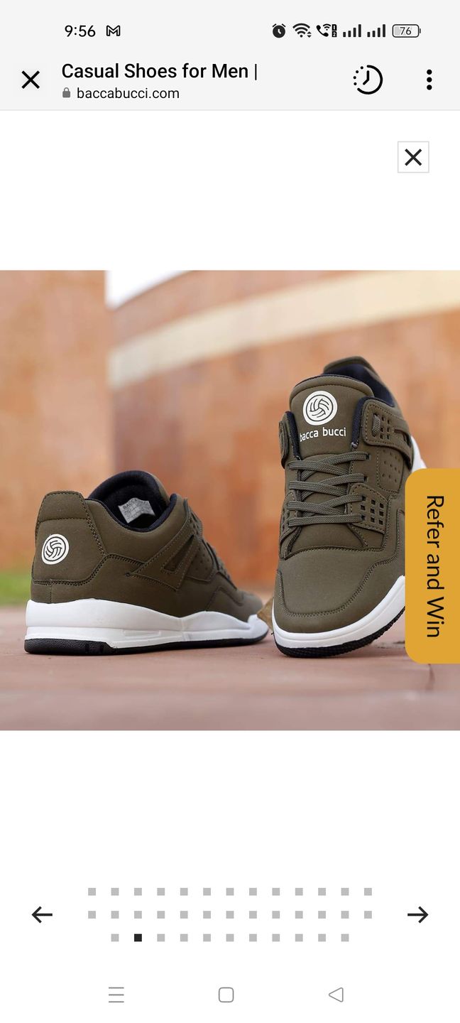 Customer photo review of Bacca Bucci ULTRAFORCE Mid-top Athletic-Inspired Casual Shoes