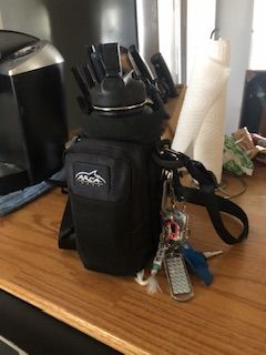 Customer photo review of Hydro Carrier & Stainless Steel Hydro Vessel Water Bottle Combo Pack - Various Sizes